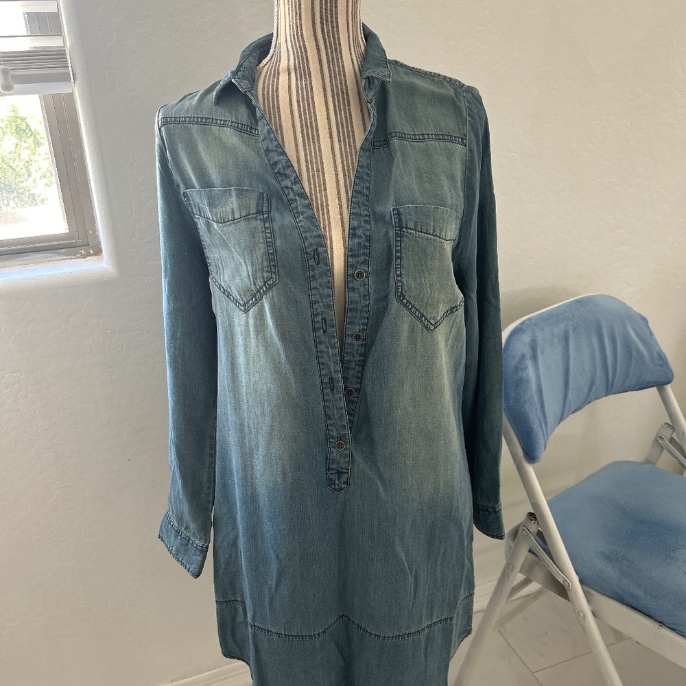 Denim tunic